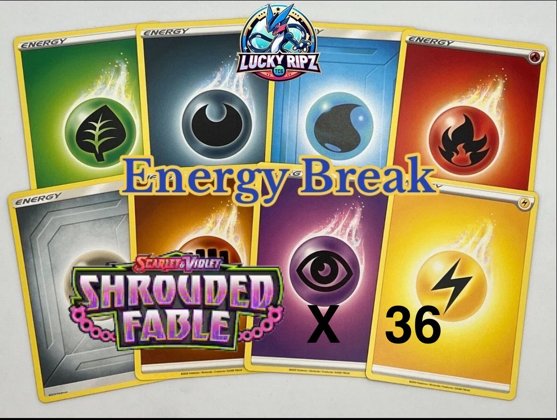 # 1 - Shrouded Fables Energy Break x 36 Packs!!!
