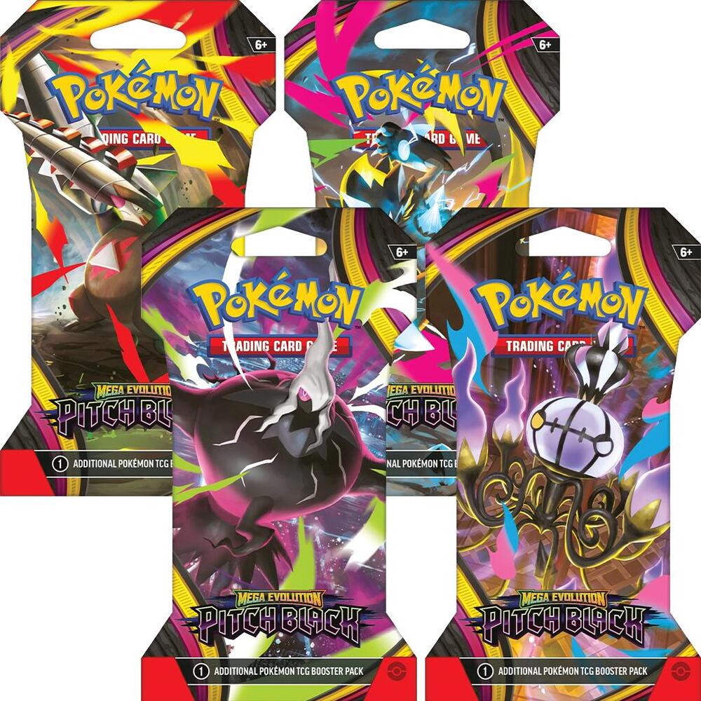 Pitch Black Sleeved Pack (RIP or SHIP)
