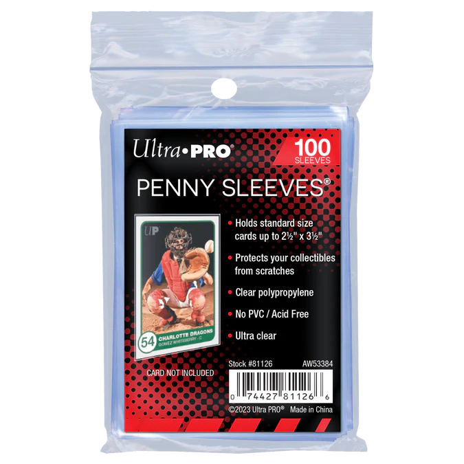 Ultra Pro 100ct penny sleeves (clear)