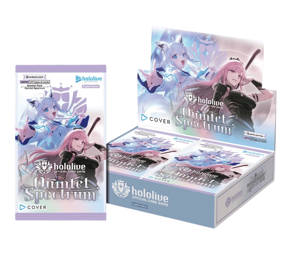 HoloLive Quintet Spectrum Booster Box - (RIP or SHIP)