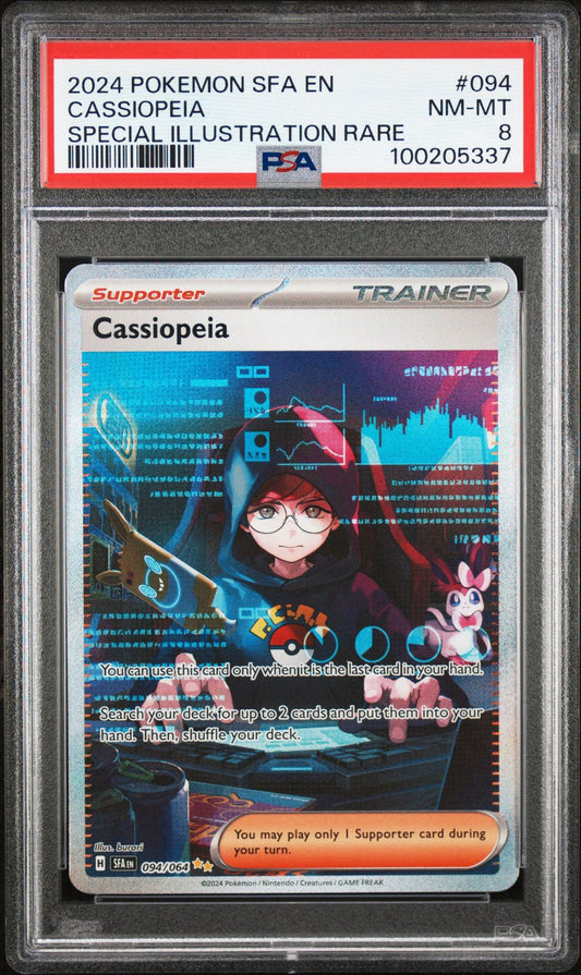 2024 POKEMON SFA EN-SHROUDED FABLE 094 CASSIOPEIA SPECIAL ILLUSTRATION RARE