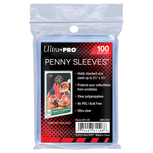 Ultra Pro 100ct penny sleeves (clear)