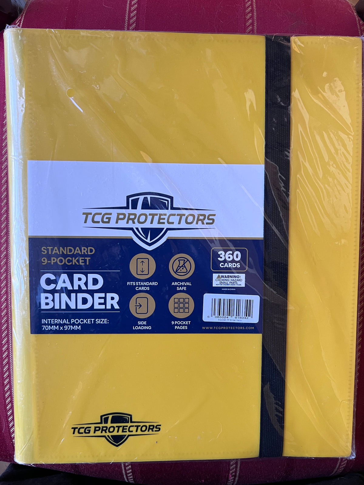 TCG Protectors 9-Pocket Trading Card Binder 360+ Cards Strap Closure Pokémon MTG
