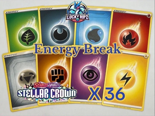 # 1 - Crown Zenith x 60 Pokemon Pack Energy Break!!