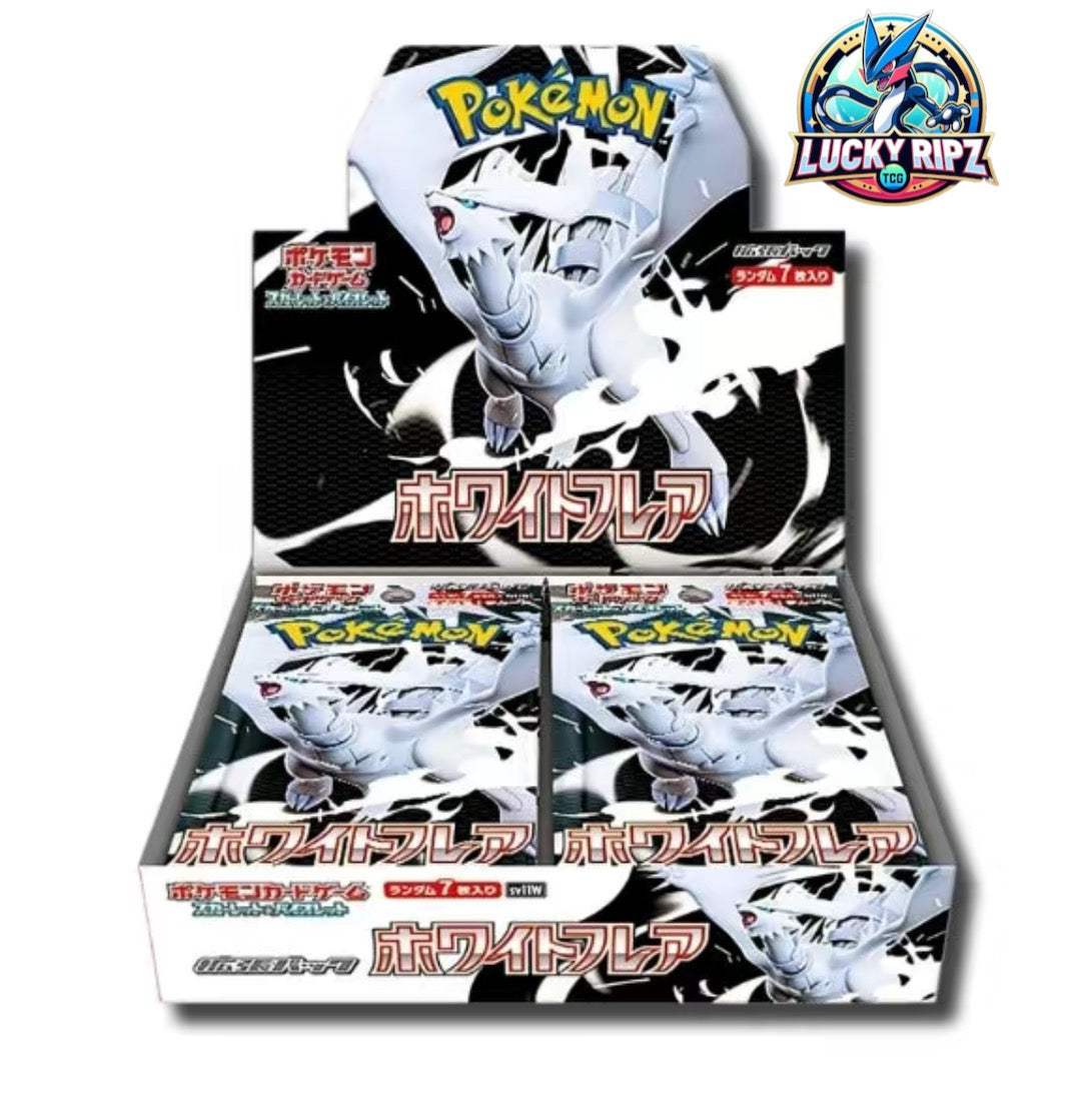 Black Bolt & White Flare Japanese Booster Box SV11 - (RIP or SHIP)